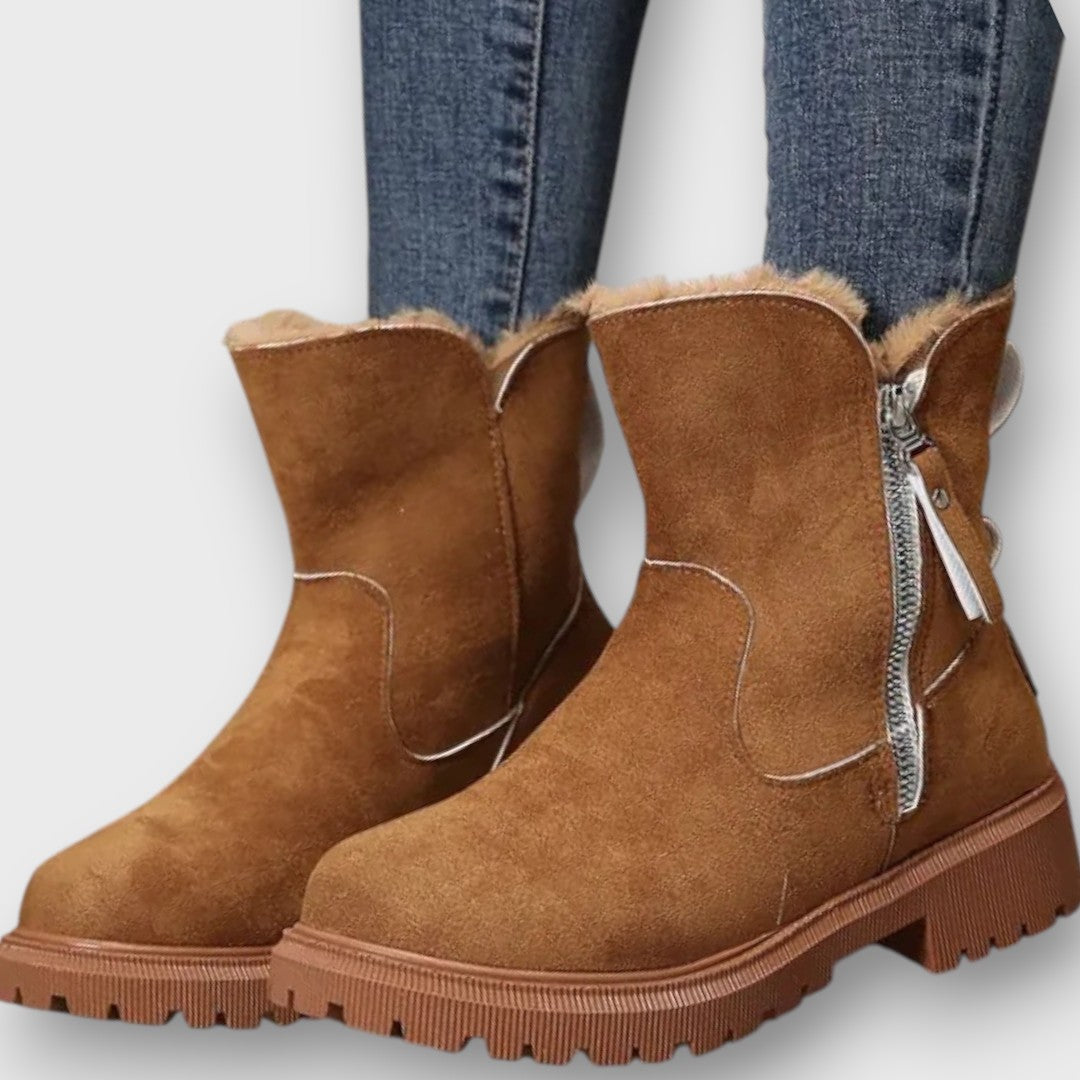 Norvyn – Cozy faux-fur winter ankle boots