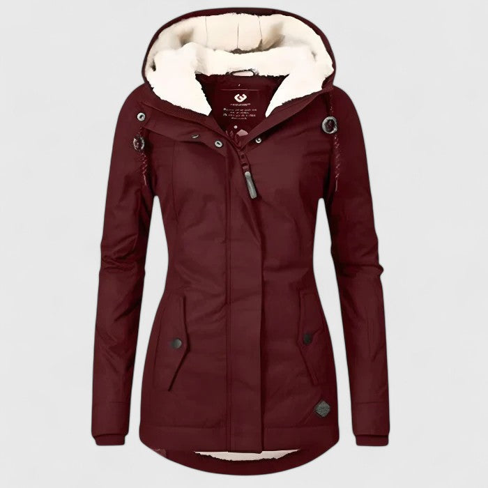 Seravia™ – Waterproof Winter Jacket with Hood