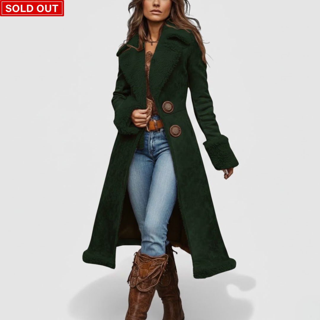 Ara™ Shearling-Style Long Coat