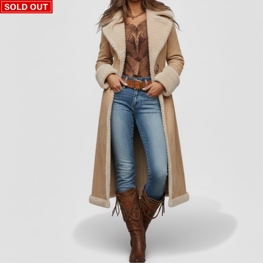 Ara™ Shearling-Style Long Coat