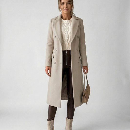 Hazel - Elegant Longline Coat