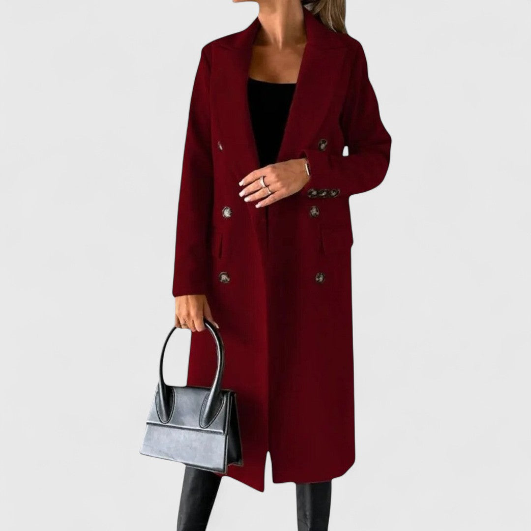 Hazel - Elegant Longline Coat