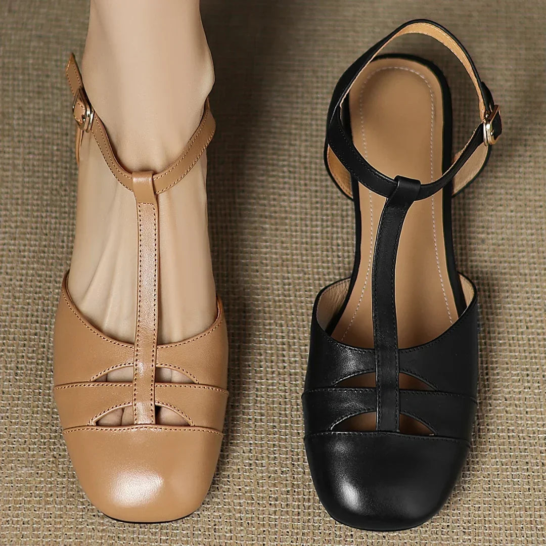 Isabella | Braided Leather Flats