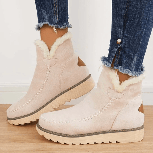 Isabelle™ Faux Suede Winter Ankle Boots
