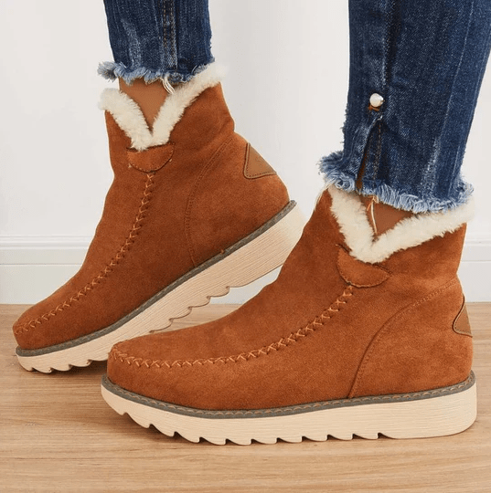 Isabelle™ Faux Suede Winter Ankle Boots
