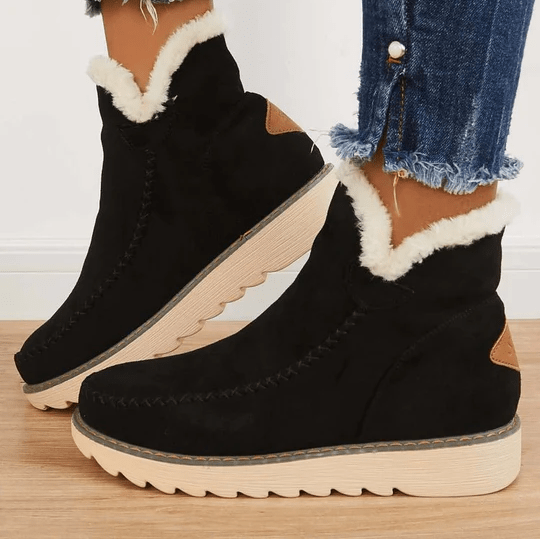 Isabelle™ Faux Suede Winter Ankle Boots