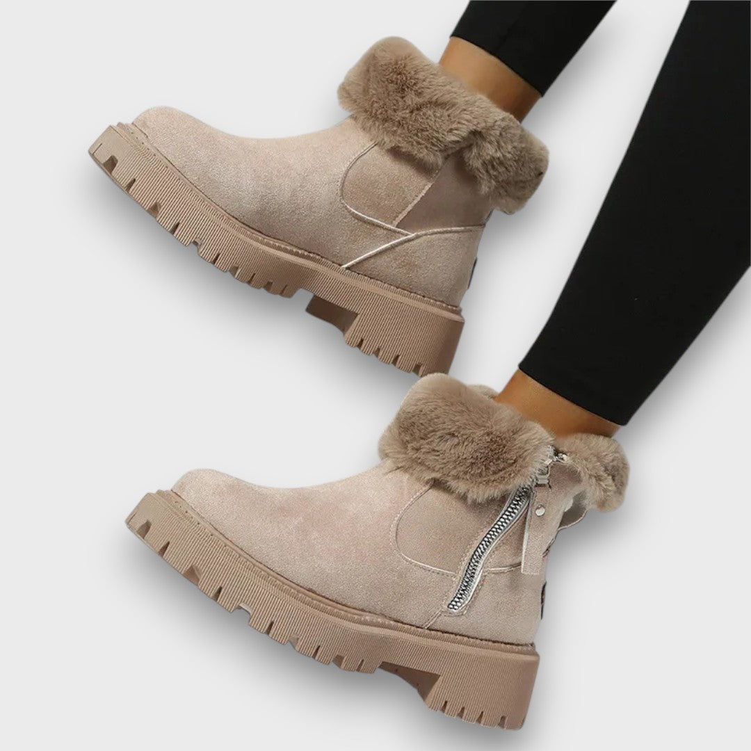 Norvyn – Cozy faux-fur winter ankle boots