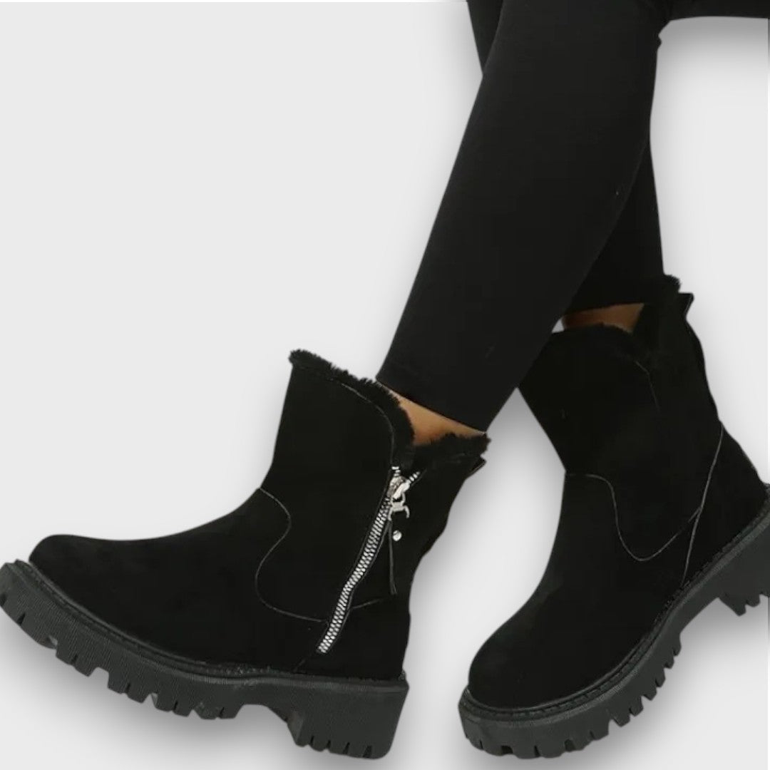 Norvyn – Cozy faux-fur winter ankle boots