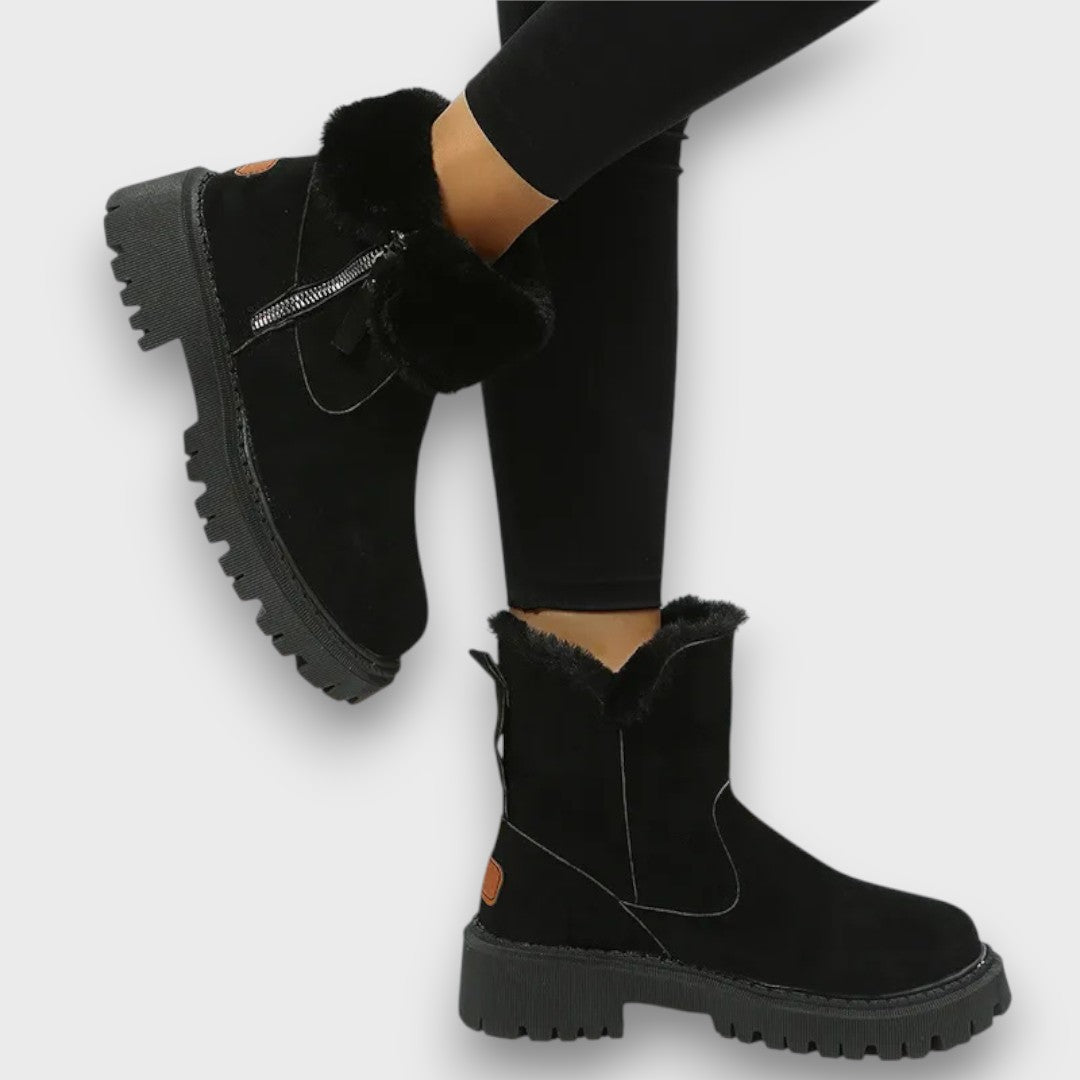 Norvyn – Cozy faux-fur winter ankle boots