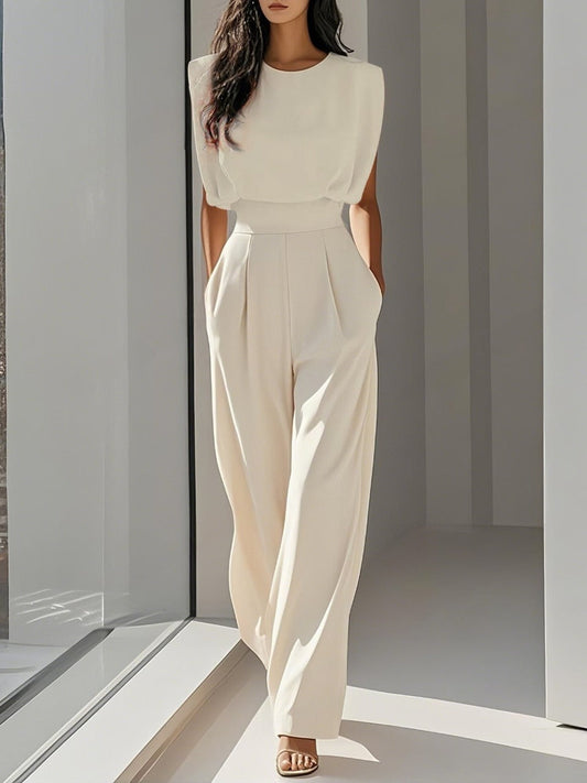 PAQUITA™ - Elegant Sleeveless Summer Jumpsuit