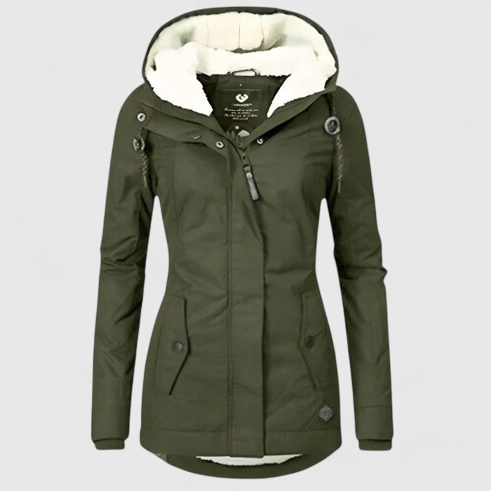 Seravia™ – Waterproof Winter Jacket with Hood