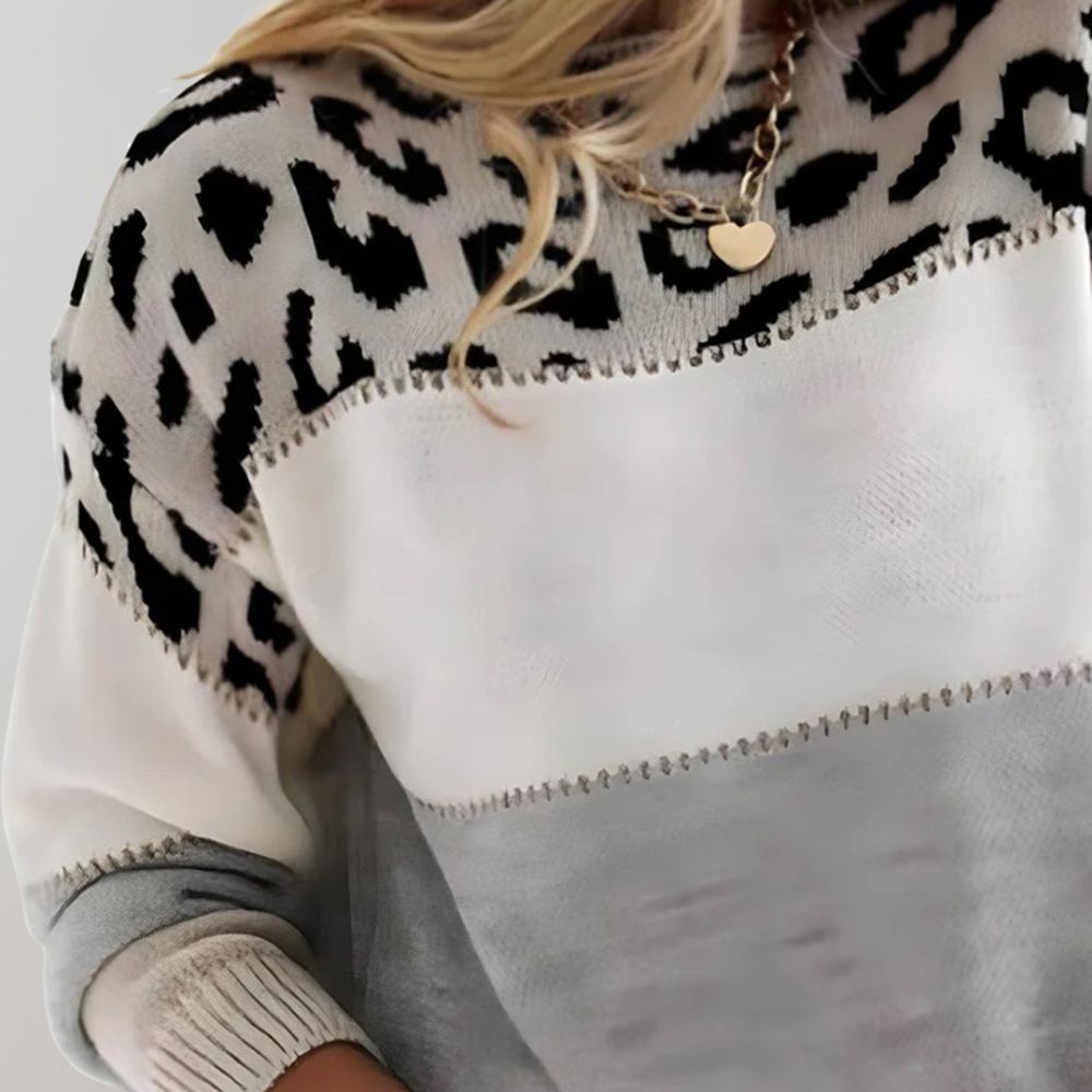 Stacy™ | Leopard Elegance Jumper