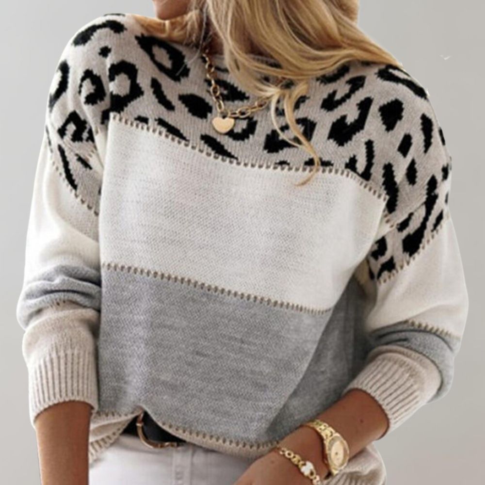 Stacy™ | Leopard Elegance Jumper