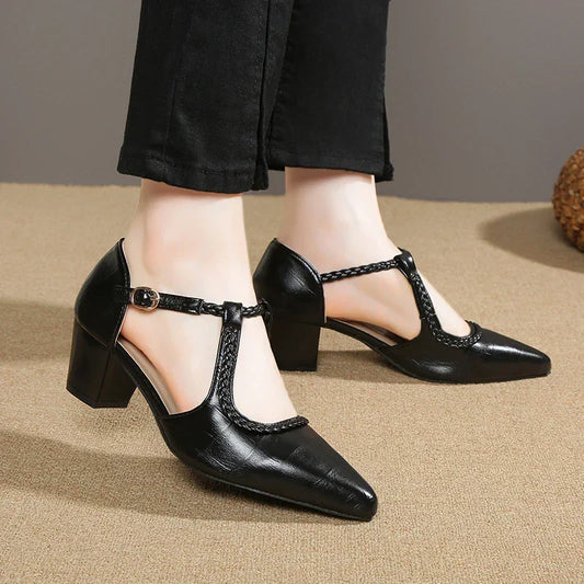 Vivienne | Classic T-Strap Shoes